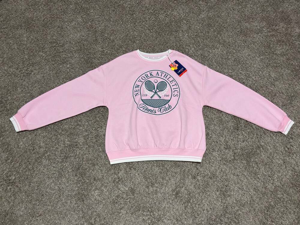 Limited Too New York Athletics Tennis Club Graphic Crewneck Sweatshirt